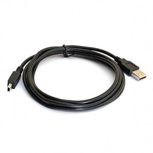 Кабель USB 2.0 (AM/Mini 5 pin) 3,0 м, чорний