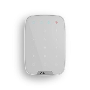 Бездротова сенсорна клавіатура AJAX KeyPad (white)