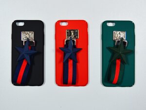 Накладка Star з ремінцем iPhone 6/6s black