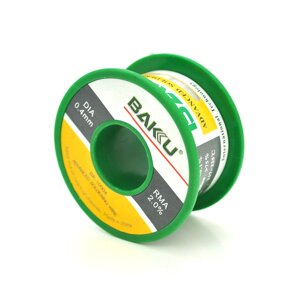 Припій BAKKU дротяний Solder wire BK10004 DIA 0,4mm (50g), OEM