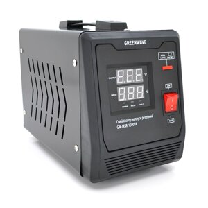 Стабілізатор напруги релейний Green Wave Mauser 1500VA ( 1050Вт ), 1xShuko, DC140-260V, AC2208%, BOX, Q4