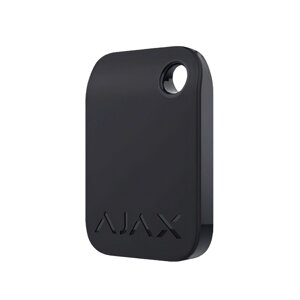 Захищений безконтактний брелок для клавіатури AJAX Tag - 100 шт. (black)