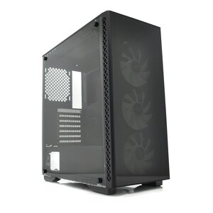 Корпус DeepCool Matrexx-50 - 0.5mm ABS + SPCC + загартоване скло, ITX, 1x3.0 USB,2xUSB2.0+Audio, Video card340mm,