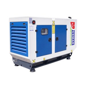 Генератор дизельний Uzman Ricardo 90KVA/72KW, трифазний 230/400V, 50Hz, об'єм 190 л, 2500x1000x1750 мм (AVR) ст