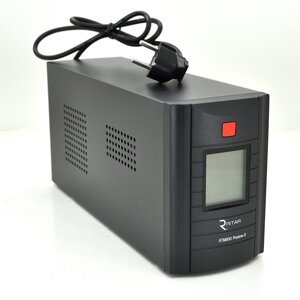 ДБЖ Ritar RTM800 (480W) Proxima-D, LCD, AVR, 2st, 2xSCHUKO socket, 1x12V9Ah, metal Case (325х100х150) - Q4