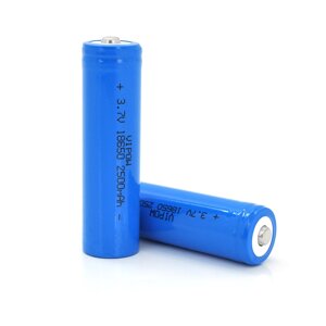 Акумулятор 18650 Li-Ion Vipow ICR18650 TipTop, 2500mAh, 3.7V, Blue