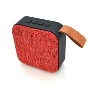 Колонка T5 Bluetooth 4.1 до 10m, 1х3W, 4Ω, 600mAh, 90dB, TF card/USB, DC 5V, Red