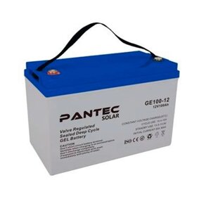 Акумуляторна батарея PANTEC 100-12 GEL 12V 100 Ah (330 x 173 x 218), 30.4 kg Grey Q1/48