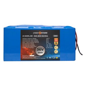 Акумулятор LP LiFePO4 36V (38,4V) - 30 Ah (1152Wh) (BMS 50A/30А)