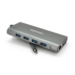 Хаб-конвертор VEGGIEG TC11-S Type-C ( тато ) на Type-C ( мама ) + USB3.0 * 3 ( мама ) + HDMI <TackG1> <TackAG1>