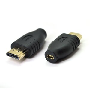 Переходник microHDMI (мама)-HDMI (папа)