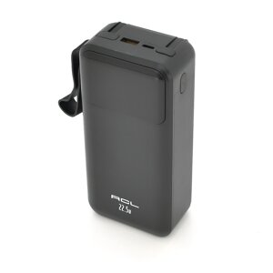 Powerbank ACL PW-22 30000mAh, PD 22.5W, Type-C/Lighting, Black, Box