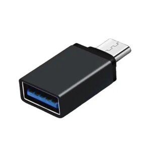 Перехідник YT 37681 USB2.0(AF) OTG => microUSB (M), Black, Blister