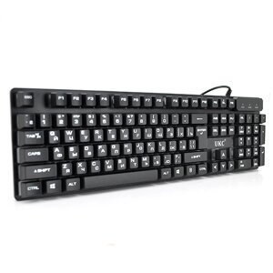 Комплект з підсвічуванням KR-6300TZ (KB+Mouse), USB, (Eng / Pyc), Box