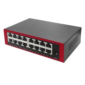 Комутатор Merlion MS1016 16 портів Ethernet 10/100 Мбіт / сек. метал AC220V.