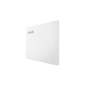 Захищена безконтактна картка для клавіатури AJAX Pass - 100 шт. (white)