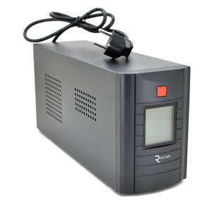 ДБЖ Ritar RTM1200 (720W) Proxima-D, LCD, AVR, 3st, 3xSCHUKO socket, 2x12V7.5Ah, metal Case ( 350х120х190 ) - Q2