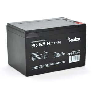 Тягова акумуляторна батарея Merlion EV 6-DZM-14, 12V 14Ah M5 (151*98*100), 4.35 kg Q3