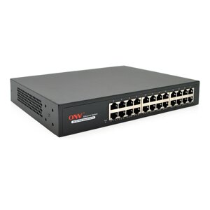 Комутатор Ethernet ONV-H1024 в металевому корпусі, 24 * 100Мб портів, 270х181х44.5 мм