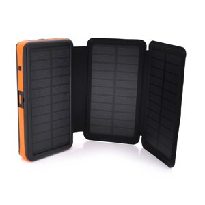 Power bank RH-20000N6W 20000mAh Solar, Flashlight, Input:5V/2A (microUSB, TypeC), Output: 5V / 2А (2xUSB), Wireless