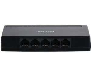 Комутатор Dahua DH-PFS3005-5GT-L 5 портів Ethernet 10/100 Мбіт / 1000 Мбіт / сек, BOX Q20