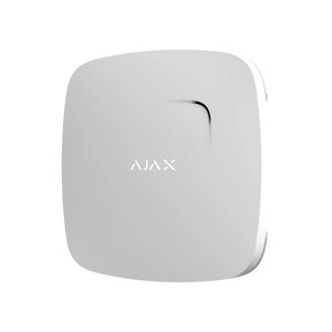 Бездротовий датчик детектування диму і чадного газу Ajax FireProtect Plus white