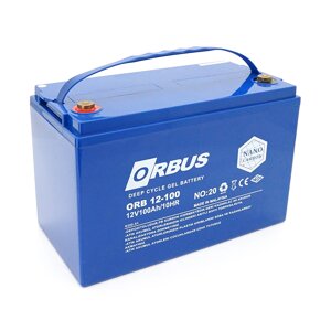 Акумуляторна батарея ORBUS CG12100 GEL 12V 100 Ah (330 x 171 x 214) 30kg Q1/48