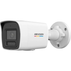 4МП циліндрична камера ColorVu Smart Hybrid-Light зі звуком і SD картою Hikvision DS-2CD1047G2H-LIUF (2.8мм)