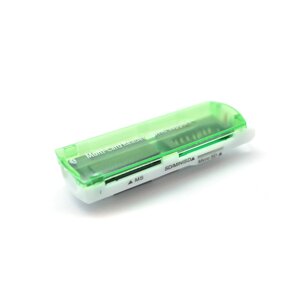 Кардрідер універсальний 4в1 MERLION CRD-7GR TF/Micro SD, USB2.0, Green, OEM