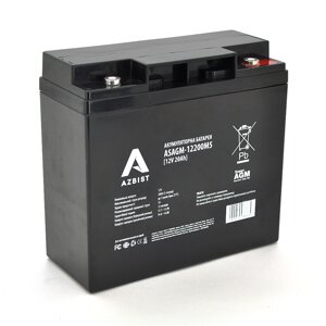 Акумулятор ASBIST Super AGM ASAGM-12200M5, Black Case, 12V 20.0Ah (181 х 77 х 167 ), 5,4kg Q4