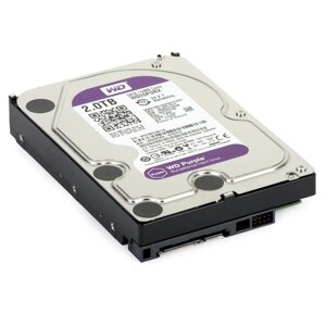 Жорсткий диск 3.5" WD20PURX, 2 ТБ, SATA 6 Гб / с, IntelliPower, кеш 64 МБ