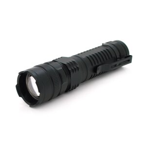 Ліхтар ручної POWERMASTER MS-811, 1LED Cree Q5, 10W, 3 режиму, ZOOM, 18650/2400 вбудований, Black, IP44, microUSB,