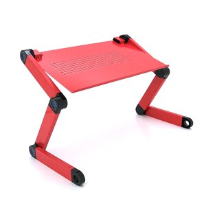 Стіл-підставка під ноутбук Aluminium Laptop Table (420*265), Red, Box