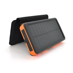 Power bank RH-20000N6, 20000mAh Solar, Flashlight, Input:5V/2A (microUSB, TypeC), Output: 5V / 2А ( 2хUSB ), PD/QC3.0,