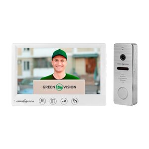 Комплект відеодомофону GreenVision GV-001-GV-057+GV-004