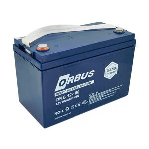 Акумуляторна батарея ORBUS CG12100 GEL 12V 100 Ah (330 x 171 x 214) 30kg Q1/48