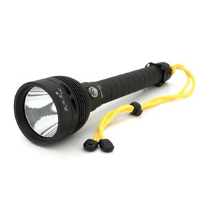 Ліхтар ручної WainLight HG66, 1LED Cree XHP50.2, 19W, 3x26650 вбудовані /8800mah, Black, IP68, кабель USB / Type-С,