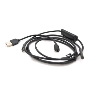 2 In 1 MicroUSB/PC HD ендоскоп YT-En-2HW, м'який провід, 1м