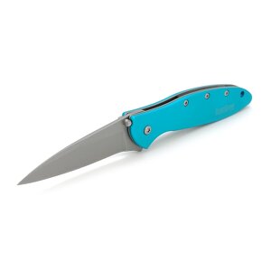 Ніж складаний Kershaw-1660 Blue, ручка сталь + титан, довжина 179 мм, 100 гр, Box