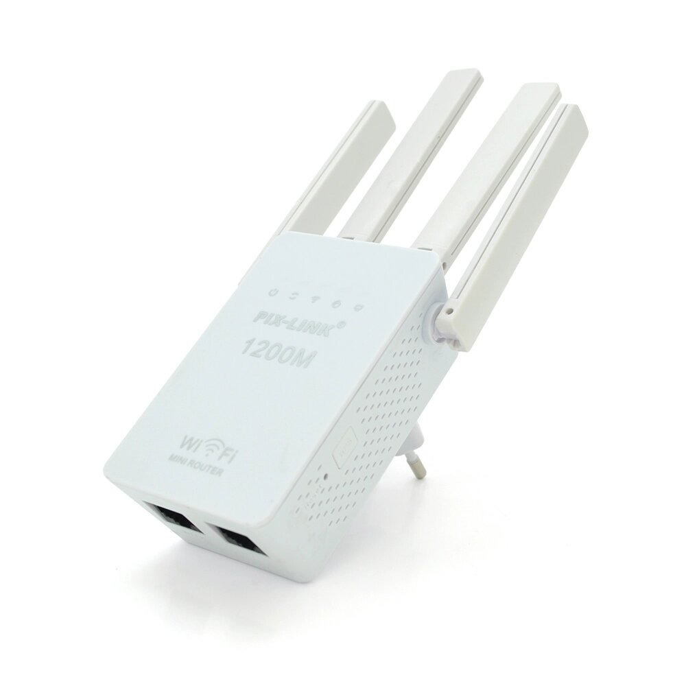 Підсилювач WiFi сигналу з 4-ма антенами LV-WR02EQ, харчування 220V, 300Mbps, IEEE 802.11b/g/n, 2.4-2.4835GHz, BOX від компанії Price Killer - фото 1