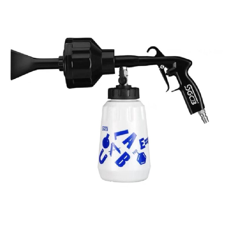 Пістолет високого тиску SGCB , SG-GC029 , 6.2bar. ємність для миючого, 2 насадки, (алюмінієвий сплав, ПВХ) від компанії Price Killer - фото 1