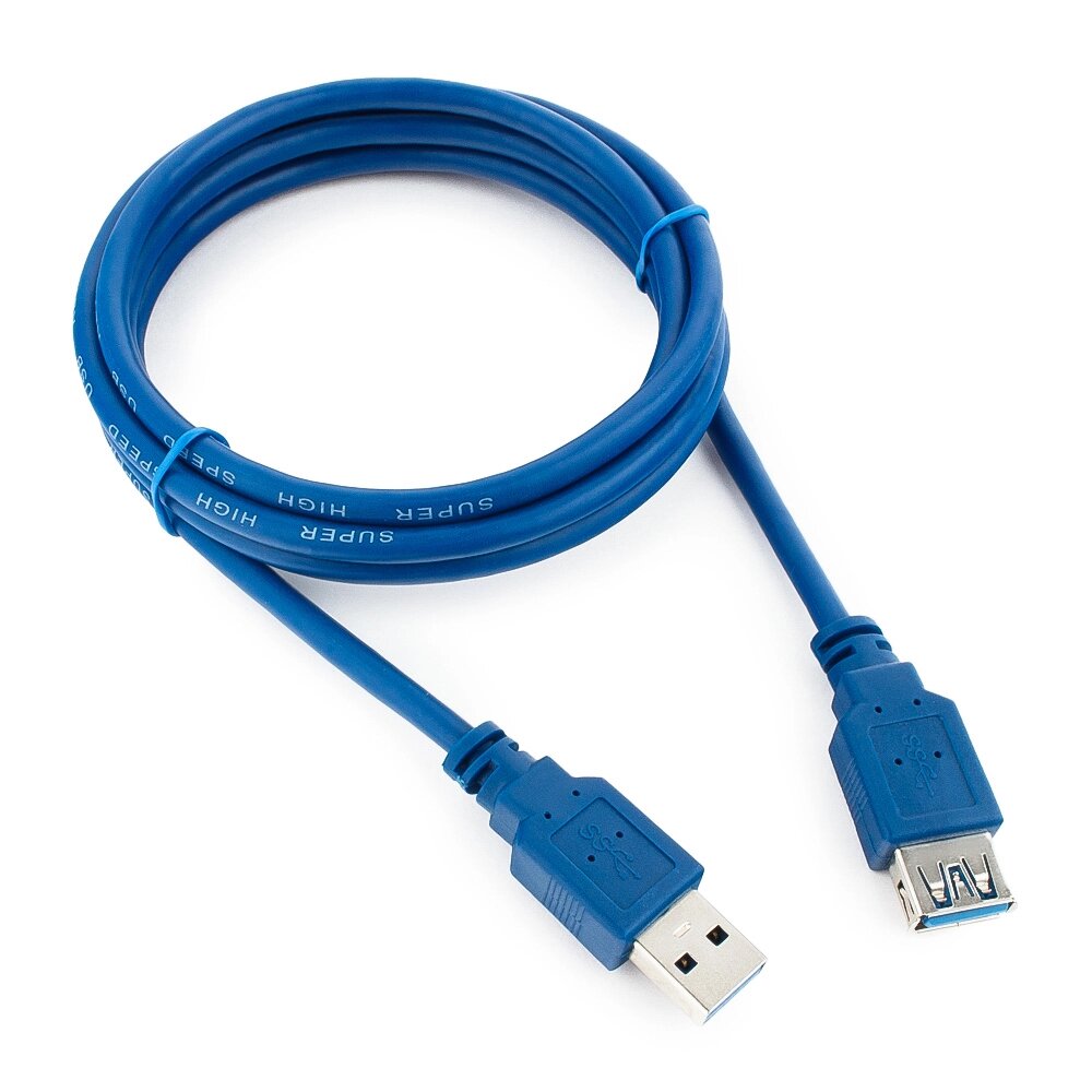 Подовжувач USB 3.0 AM/AF, 1.0m, Blue, пакет від компанії Price Killer - фото 1