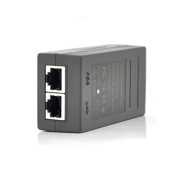 POE інжектор 48V 0.5A ( 24Вт ) з портами Ethernet 10 / 100Мбіт / с, без кабелю живлення від компанії Price Killer - фото 1