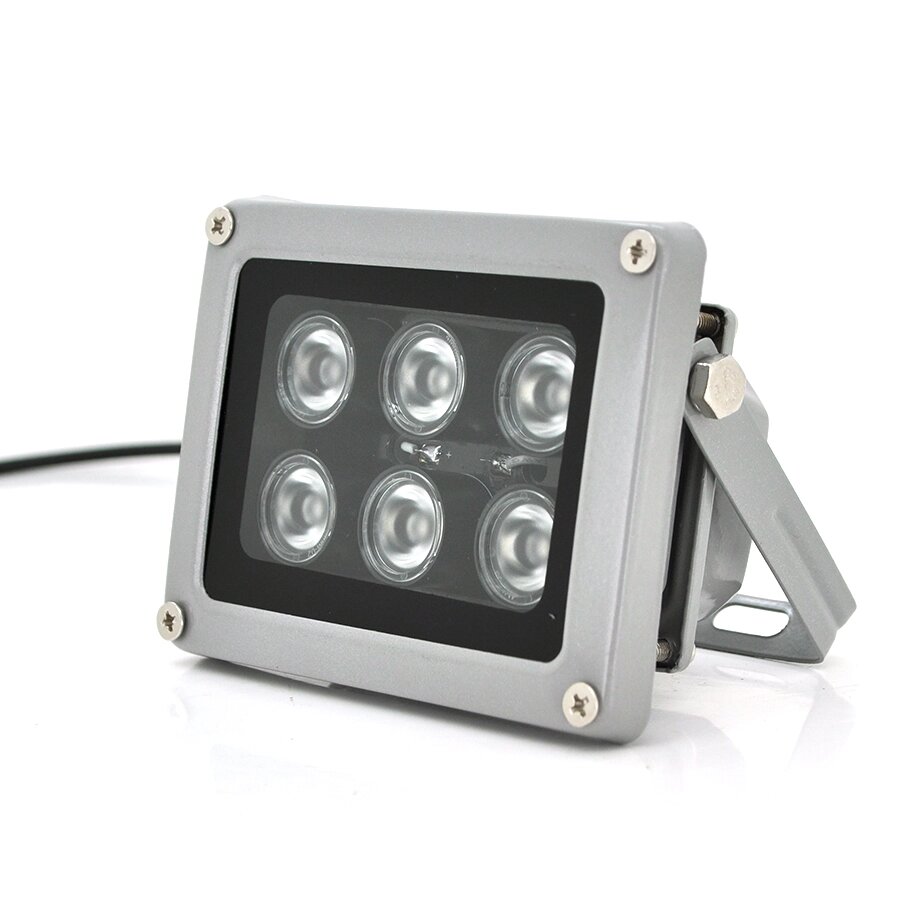 Прожектор спрямований із сутінковим датчиком YOSO 12V 12W, 6LED, IP66, кут огляду 60°, дальність до 30м, 113*84*86мм, від компанії Price Killer - фото 1