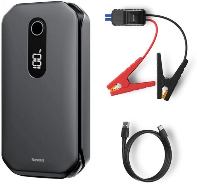 Пусковий пристрій Baseus Super Energy Pro Car Jump Starter 12000 mAh (CRJS03-01) від компанії Price Killer - фото 1