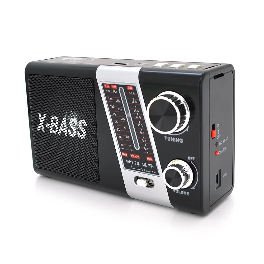 Радіоприймач YG-851BT+Solar, AM/FM, вбудований аккум, Mix color, Box від компанії Price Killer - фото 1