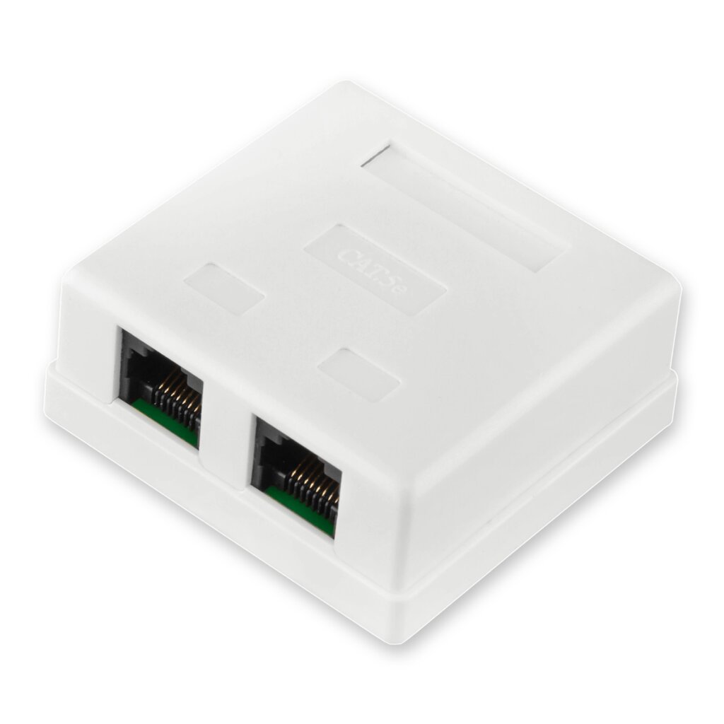 Розетка RJ-45 2-порта кат. 5е UTP LP-114 від компанії Price Killer - фото 1