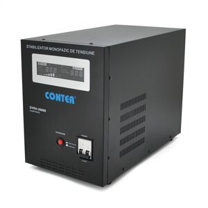 Стабілізатор напруги релейний Conter SVRH-20000VA/14000W однофазний, підлогового монтажу, LED дисплей, DC150-270V,