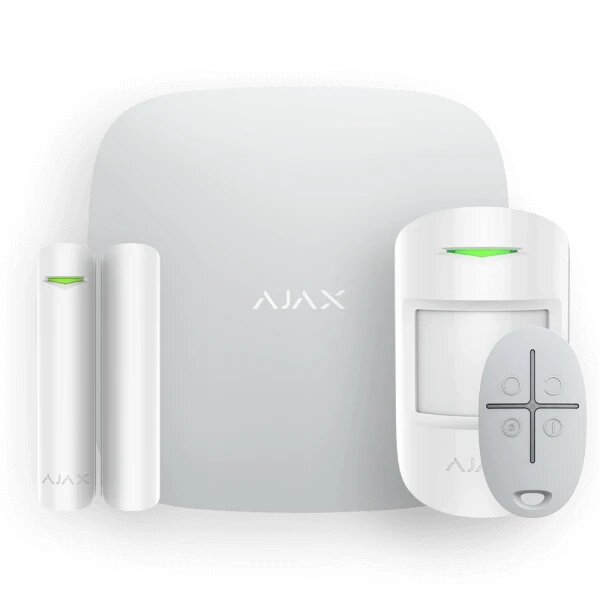 Стартовий комплект системи безпеки AJAX StarterKit Plus (white) від компанії Price Killer - фото 1