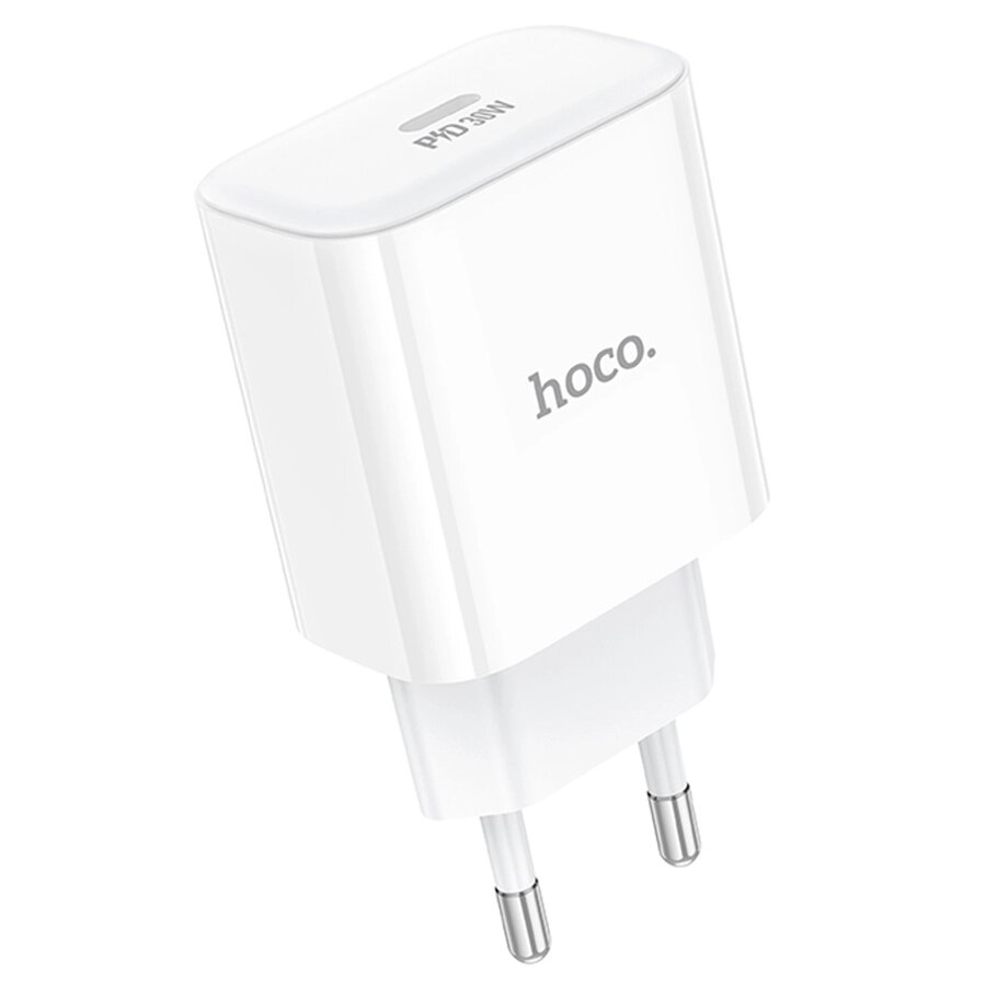СЗУ 110-240V HOCO C76APro, USB-C, PD30W, PPS, QC3.0,  White, Box від компанії Price Killer - фото 1
